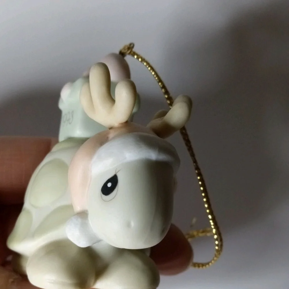 Vtg Precious Moments Slow Down And Enjoy The Holidays 1993 Christmas Ornament
